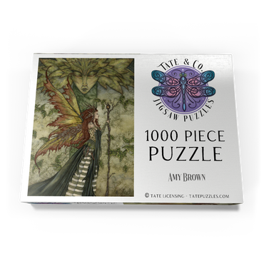 Darstellung des Puzzle Motivs The Green Woman 1000 Puzzle Schachtel Ansicht3