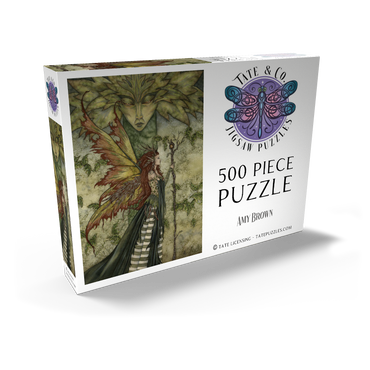 Darstellung des Puzzle Motivs The Green Woman 500 Puzzle Schachtel Ansicht2