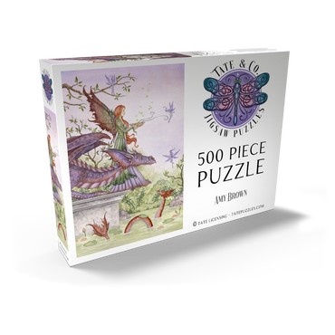 Darstellung des Puzzle Motivs Lake Spell 500 Puzzle Schachtel Ansicht2