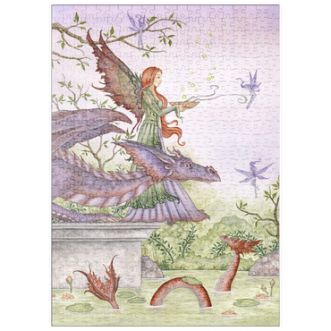 Darstellung des Puzzle Motivs puzzleplate Lake Spell 500 Puzzle