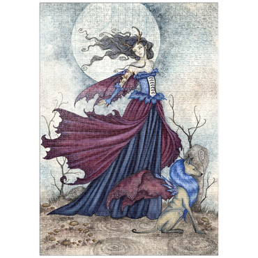 Darstellung des Puzzle Motivs puzzleplate The Moon Is Calling 1000 Puzzle