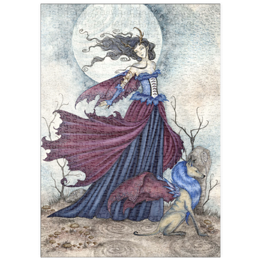 Darstellung des Puzzle Motivs puzzleplate The Moon Is Calling 500 Puzzle