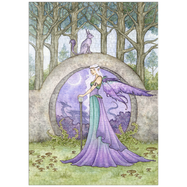 Darstellung des Puzzle Motivs puzzleplate The Night Gate 1000 Puzzle