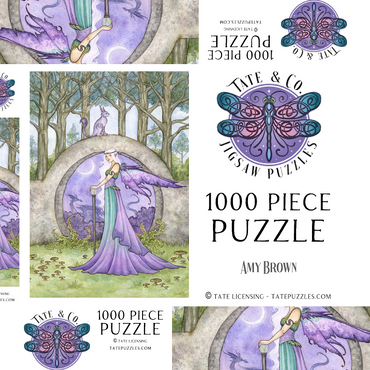 Darstellung des Puzzle Motivs The Night Gate 1000 Puzzle Schachtel 3D Modell