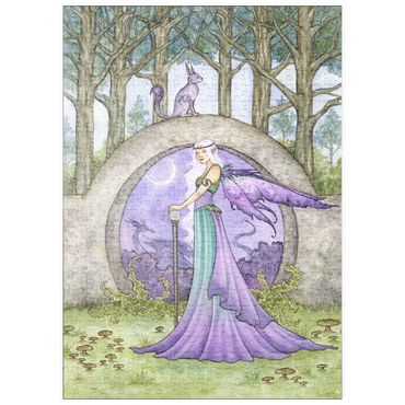 Darstellung des Puzzle Motivs puzzleplate The Night Gate 500 Puzzle