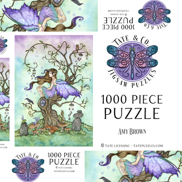 Darstellung des Puzzle Motivs Wind Chimes 1000 Puzzle Schachtel 3D Modell