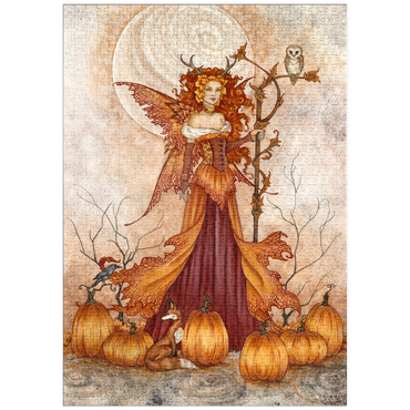 Darstellung des Puzzle Motivs puzzleplate Pumpkin Queen 1000 Puzzle