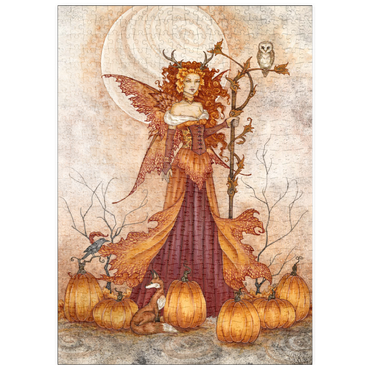 Darstellung des Puzzle Motivs puzzleplate Pumpkin Queen 500 Puzzle