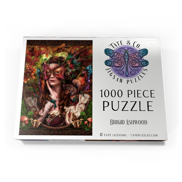 Darstellung des Puzzle Motivs Autumn Fairy Queen 1000 Puzzle Schachtel Ansicht3