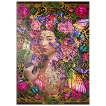 Darstellung des Puzzle Motivs puzzleplate Spring Fairy Queen 500 Puzzle