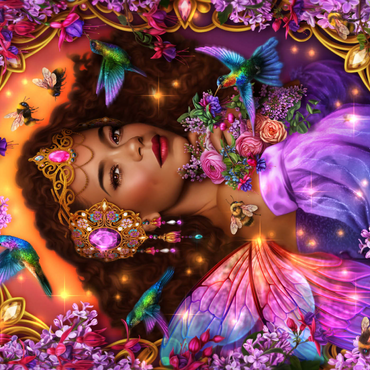 Darstellung des Puzzle Motivs Summer_Fairy_Queen 1000 Puzzle 3D Modell