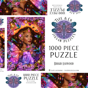 Darstellung des Puzzle Motivs Summer_Fairy_Queen 1000 Puzzle Schachtel 3D Modell