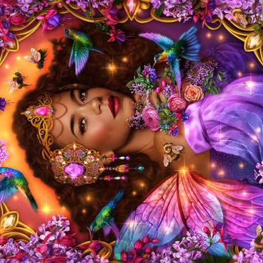 Darstellung des Puzzle Motivs Summer_Fairy_Queen 500 Puzzle 3D Modell