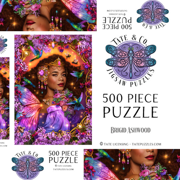 Darstellung des Puzzle Motivs Summer_Fairy_Queen 500 Puzzle Schachtel 3D Modell