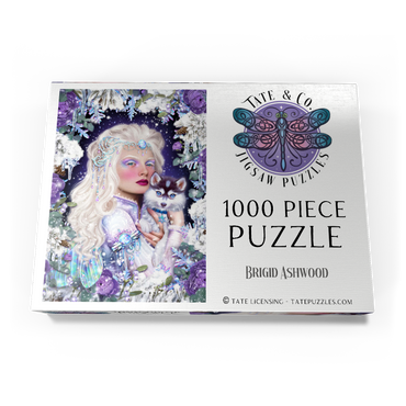 Darstellung des Puzzle Motivs Winter Fairy Queen 1000 Puzzle Schachtel Ansicht3