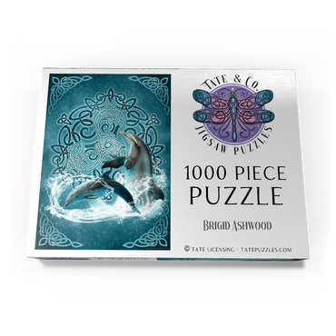 Darstellung des Puzzle Motivs Celtic Dolphin 1000 Puzzle Schachtel Ansicht3