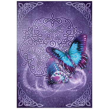 Darstellung des Puzzle Motivs puzzleplate Celtic Butterfly 1000 Puzzle