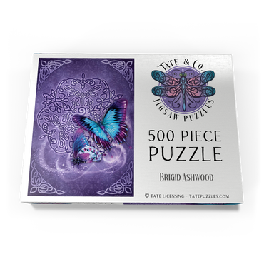Darstellung des Puzzle Motivs Celtic Butterfly 500 Puzzle Schachtel Ansicht3