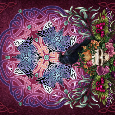 Darstellung des Puzzle Motivs Celtic Morrigan's Raven 500 Puzzle 3D Modell