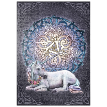 Darstellung des Puzzle Motivs puzzleplate Celtic Unicorn 500 Puzzle