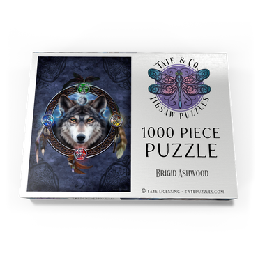 Darstellung des Puzzle Motivs Celtic Wolf Guide 1000 Puzzle Schachtel Ansicht3