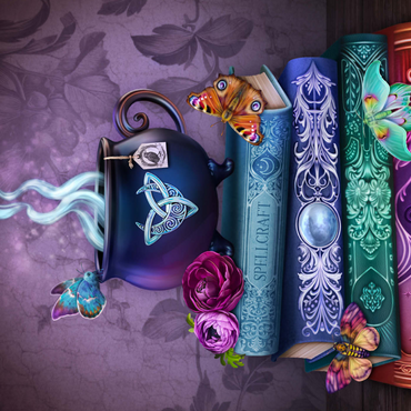 Darstellung des Puzzle Motivs Witch's Brew 1000 Puzzle 3D Modell