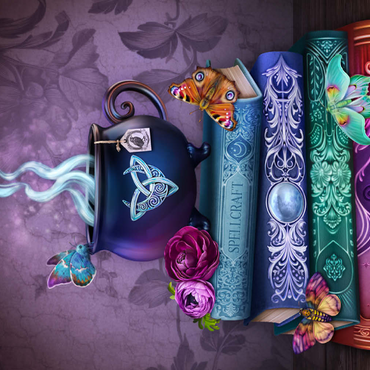 Darstellung des Puzzle Motivs Witch's Brew 500 Puzzle 3D Modell