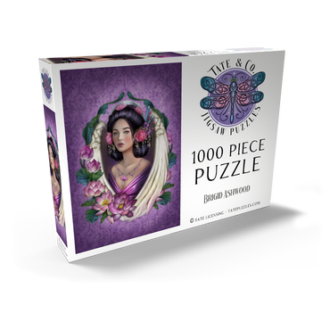 Darstellung des Puzzle Motivs Lotus Angel 1000 Puzzle Schachtel Ansicht2