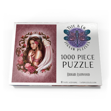 Darstellung des Puzzle Motivs Rose Angel 1000 Puzzle Schachtel Ansicht3