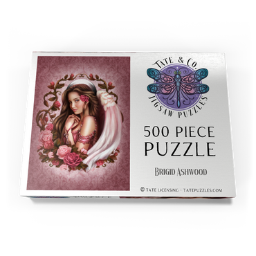 Darstellung des Puzzle Motivs Rose Angel 500 Puzzle Schachtel Ansicht3