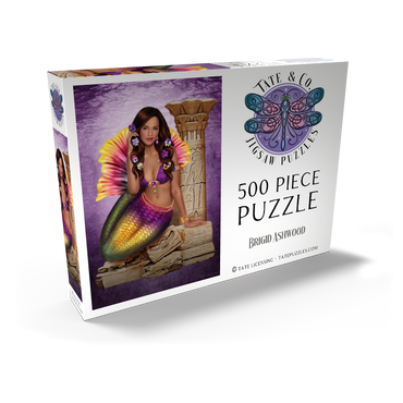 Darstellung des Puzzle Motivs Ancient Ruins Mermaid 500 Puzzle Schachtel Ansicht2