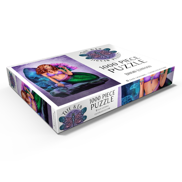 Darstellung des Puzzle Motivs Celtic Stone Mermaid 1000 Puzzle Schachtel Ansicht1