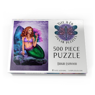 Darstellung des Puzzle Motivs Celtic Stone Mermaid 500 Puzzle Schachtel Ansicht3