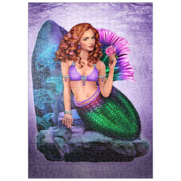 Darstellung des Puzzle Motivs puzzleplate Celtic Stone Mermaid 500 Puzzle
