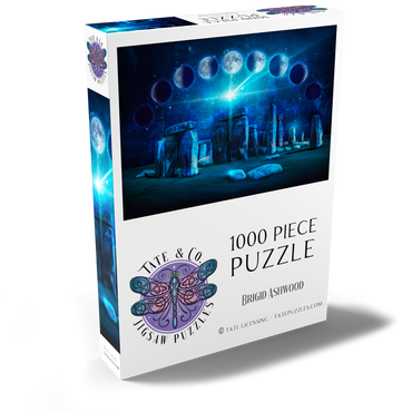 Darstellung des Puzzle Motivs Stonehenge - Brigid Ashwood 1000 Puzzle Schachtel Ansicht2