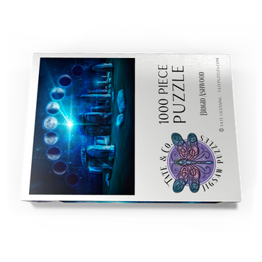 Darstellung des Puzzle Motivs Stonehenge - Brigid Ashwood 1000 Puzzle Schachtel Ansicht3