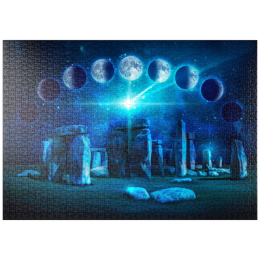 Darstellung des Puzzle Motivs puzzleplate Stonehenge - Brigid Ashwood 1000 Puzzle