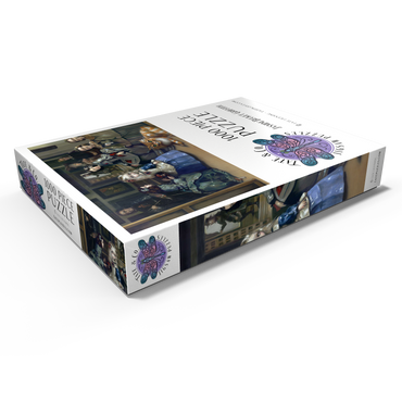 Darstellung des Puzzle Motivs Alice und Las Meninas - Jasmine Becket-Griffith 1000 Puzzle Schachtel Ansicht1
