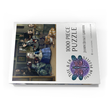 Darstellung des Puzzle Motivs Alice und Las Meninas - Jasmine Becket-Griffith 1000 Puzzle Schachtel Ansicht3