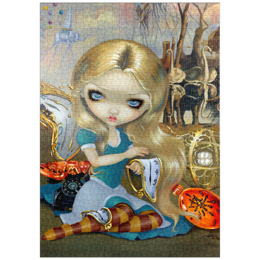 Darstellung des Puzzle Motivs puzzleplate Alice in a Dali Dream 1000 Puzzle