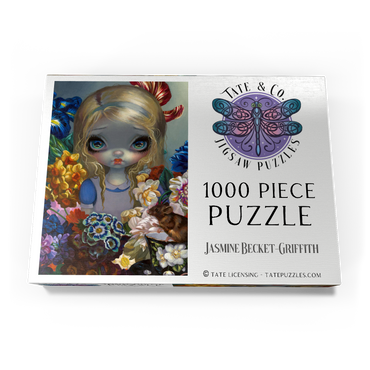 Darstellung des Puzzle Motivs Alice with the Dormouse 1000 Puzzle Schachtel Ansicht3