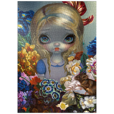 Darstellung des Puzzle Motivs puzzleplate Alice with the Dormouse 1000 Puzzle