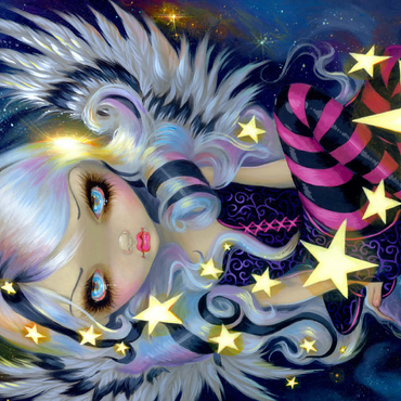 Darstellung des Puzzle Motivs Angel of Starlight 500 Puzzle 3D Modell