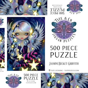 Darstellung des Puzzle Motivs Angel of Starlight 500 Puzzle Schachtel 3D Modell