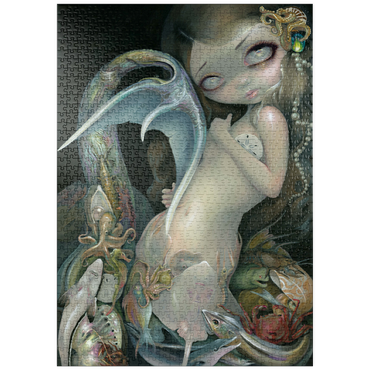 Darstellung des Puzzle Motivs puzzleplate Arcimboldo Mermaid 1000 Puzzle