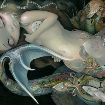 Darstellung des Puzzle Motivs Arcimboldo Mermaid 1000 Puzzle 3D Modell