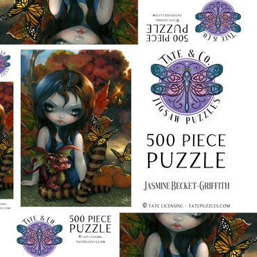 Darstellung des Puzzle Motivs Autumn 500 Puzzle Schachtel 3D Modell