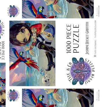 Darstellung des Puzzle Motivs Bootstrap Betsy - Jasmine Becket-Griffith 1000 Puzzle Schachtel 3D Modell