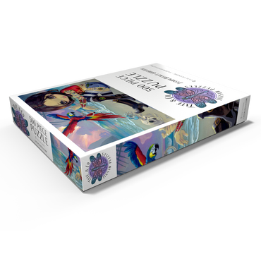 Darstellung des Puzzle Motivs Bootstrap Betsy - Jasmine Becket-Griffith 500 Puzzle Schachtel Ansicht1