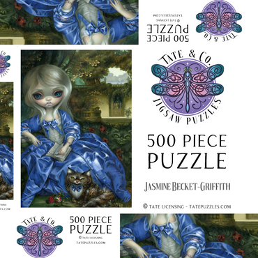 Darstellung des Puzzle Motivs Daydreaming Wonderland 500 Puzzle Schachtel 3D Modell
